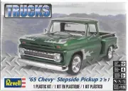 Revell TRUCKS 1965 '65 Chevy Stepside Pickup 2 'N 1 Kit 1/25 85-7210