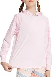 [KEOYA] Kids Boys Girls Athletic Sun Protection Hoodies Long Sleeve Zipper Quick Dry Jacket Light Thin Workout Sweatshirts