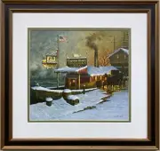 Charles Wysocki "Cobweb Bay" Newly FRAMED Art Americana Rural