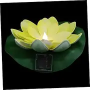 Yardenfun Solar Powered Flowers Outdoor Led Solar Lights Garden Floating Lamp for Pool Decorative Night Lamp