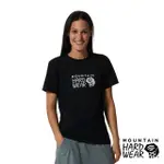 【MOUNTAIN HARDWEAR】MHW LOGO GRAPHIC SHORT SLEEVE 短袖棉T恤女款 黑色 #1989381(100%舒適柔軟棉材質)