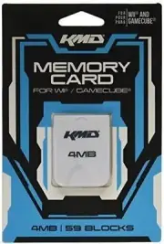 4MB Memory Card 59 Blocks KMD for Nintendo Wii GameCube Console System New
