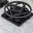 Pot Racks Trivets Top Practical Cast Iron Wok Rings for Tea