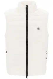 STONE ISLAND lightweight puffer vest in r-nylon down-tc