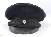 WW1 GERMAN VISOR CAP OFFICER UNIFORM JACKET HAT WW2 US MILITARY VET ARMY ESTATE