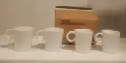 Enid Espresso Cups White Set Of 4