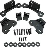 Hard Top Mounting Bracket Kit Compatible with 2018-2024 Jeep Wrangler JL JLU 2020-2024 Gladiator JT 2021-2024 Wrangler 4Xe (Stainlesss Steel Materials)