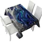 Nightfall Cool Purplish Dragon Tablecloth