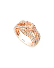 Le Vian Peach Morganite 14K Rose Gold 2.17 ct. tw. Diamond & Morganite Ring