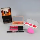 New Makeup combo include lipsticks,Blusher,Eyeshadow kit,Brushes,Liner,for girls