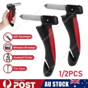 Car Handle Cane Mobility Aid Auto Portable Flashlight Glass Breaker Belt Cutter