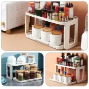 Holder Pull Out Shelf Kitchen Storage Rack Condiment Container