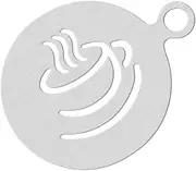 Decor Stainless Steel Trim Cake Stencils Cappuccino Stencils Cookie Cutters Coffee Latte Stencils Coffee Art Stencils Coffee Template Coffee Stencil Art Mold Milk Foam Flower Spray