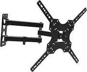 HOMOBABE Hanger Universal Rack Mount List Shelf Extendable Swivel Hanging Frame Replacement Adjustable Extension Television Simple Holder Metal Shelves Black