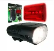 New Bicycle Front Headlight & 5 LED back light set