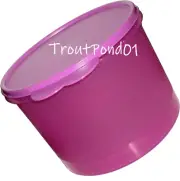 Tupperware Stacking Nesting Canister Storage Container Seal 10 c Mulberry Purple