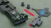 LPA WEAVER sight set for Smith & Wesson Revolvers , model WXT02F2 BLACK.