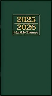 2025-2026 Planner - Multipurpose Monthly Planner, Monthly Planner Organizer | Pocket Journal Notebook, 24-Month Compact Academic Organizer Notebook for College Students, Teachers and Professionals