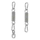Porch Hammock Hanging Chair Swing Spring 2 Carabiner Heavy Duty 500LBS