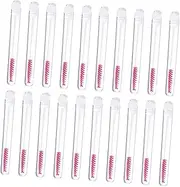 Ipetboom 20pcs Mascara Brush Tubes Spoolies for Wispy Lashes Lash Kit Eyelash Mascara Wands Daily Use