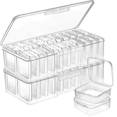 40 Pieces Plastic Bead Organizer, Craft Organizers and Storage Bead Storage C...