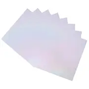 100 Pack Toner Reactive Foil 8.5"x11" A4 Foil Paper for DIY Craft,Laser Silver