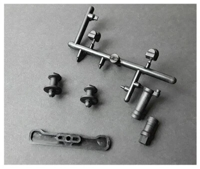 Team Associated 92242 RC10B74 RC10B74.1 Bumper and Post Set new from parted kit