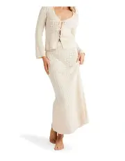 [Billabong] On My Mind Maxi Skirt in Whitecap