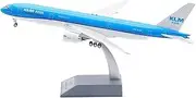 Pre-Built Model Aircraft 31CM 1/200 Scale Realistic Airplane Model for KLM for Boeing B777-200 PH-BQD PH-BQN Collectible Aircraft Model Miniature Airplane Model(PH-BQN)