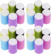 FONDOTIN 24pcs Finger Sponge Painting Soft and Comfortable Art Tools for Boy Girl Finger Applicators for Precise Crafting and Drawing Colors Each