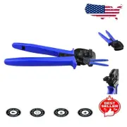 Multi-Contact MC4 Crimping Tool with Interchangeable Dies for PV Solar Cables