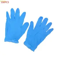 在飛比找蝦皮商城精選優惠-Weroyal 100 件海軍藍色防水一次性洗滌清潔丁腈手套
