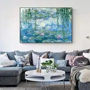 Waterlilies By Claud Monet Poster Wall Art