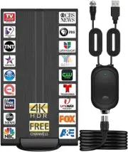 Amplified Outdoor/Indoor Digital TV Antenna – 2025 Powerful Amplifier Signal ...