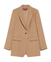 crepe wool suit coat IT40,IT38 tan