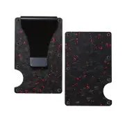 NNEOBA Carbon Fiber Slim Credit Card Holder Wallet for Men