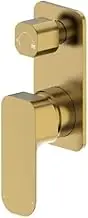 Oskar Brushed Gold Electroplated Pvd Durable High-Quality Finish Short/Wall Diverter Mixers