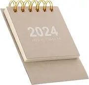 BCOATH Portable Mini Calendar Convenient Desktop Standing Calendar Office Accessory for Teachers Students and Home Use Classic Design