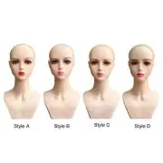 Female Mannequin Manikin Head for Hats Wigs Making Display Model