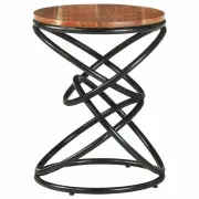 "End Table 15.7""x15.7""x20.5"" Solid Acacia Wood"