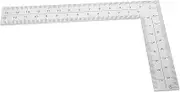 LIFKOME Right Angle Ruler 90 Degree L Shape Ruler Framing Square Ruler Stainless Steel Square Layout Tools for Carpenter Engineers 150x100mm