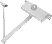 KICHOUSE Hydraulic Door Closer Automatic Aluminum Alloy Spring Mechanism for Home Commercial Use Fit for Various Door Types Supports
