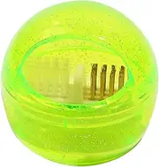 Oimzzr Nail Drill Bits Cleaner Nail Polishing Grinding Heads Cleaning Box Soft Bristle Pure Copper Hard Cleaning Brush Pedicure Cleaning Tool