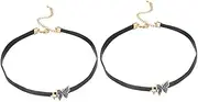 [LIFKOME] 2pcs Women Choker Chain Necklace Matching Necklace for Girl Necklace Fashion Party Jewelry Necklace Fine Workmanship and Comfortable Fit
