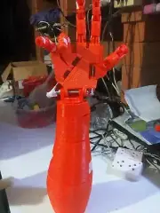 Learn How to build Robotic Hand Wifi with 3D print file Robotic Hand