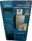 Midea 3.3 cu ft Compact Refrigerator Reversible Door Adjustable Glass Shelves