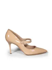 Beige Patent Campari 105 Heels