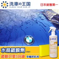 在飛比找蝦皮購物優惠-[洗車王國] 水晶鍍膜劑250ml_日本銷售No.1/ 超越