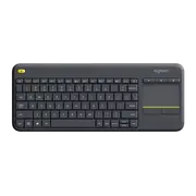 Logitech K400 Plus Wireless Touch Keyboard - Black