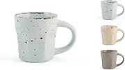 HOME Countrychic Set of 12 Coffee Cups, Stoneware, 100cc.